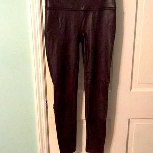 Spanx faux leather leggings